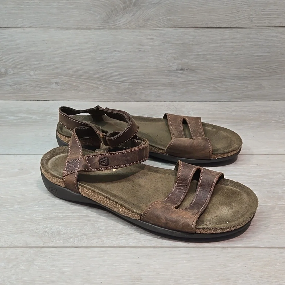 Keen Women's Ankle Leather Sandals shoes sz 7.5